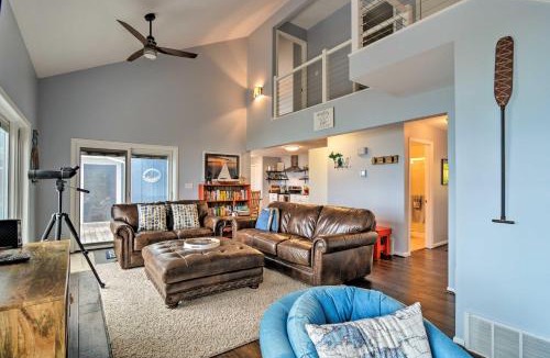 Charlevoix House | Fire Pit, Smart TV: Waterfront Charlevoix Home