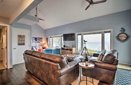 Charlevoix House | Fire Pit, Smart TV: Waterfront Charlevoix Home
