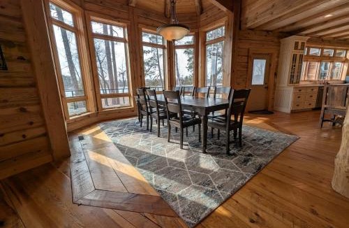 Park Rapids House | Fish Hook River Log Home with Theater & Dock