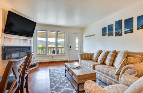 Fraser House | Fraser Condo Rental w/Balcony, Mountain Views!