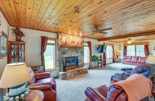 Custer House | Furnished Deck, Black Hills View: 'Lazy U' Retreat