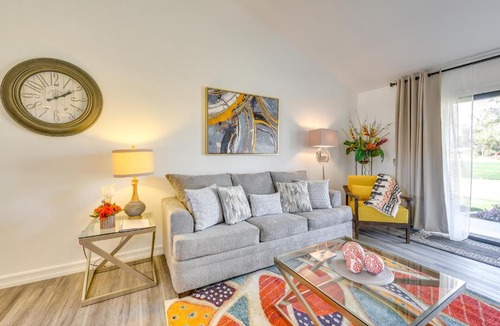 Palm Desert House | Furnished Patio + Resort Pools: Palm Desert Condo