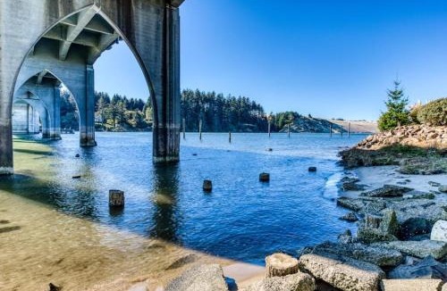 Florence House | Gorgeous riverfront rental with excellent views & large private deck