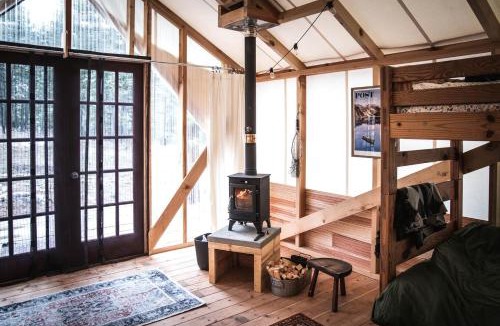 Victor House | Gorgeous Tented Cabins near the Sapphire Mountains in the Bitterroot Valley Northwestern Montana, for a Glamping Getaway!