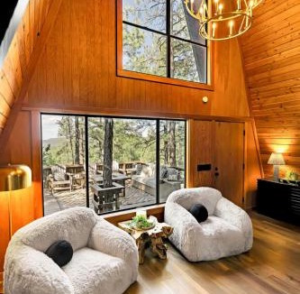 Prescott House | Green Roof A-Frame Endless Views Modern Cabin