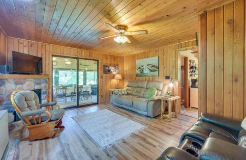 Cameron House | Grill & Fire Pit: Waterfront Cameron Retreat!