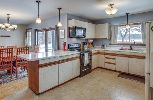 Waupaca House | Group Friendly! Riverfront Waupaca Retreat w/Yard