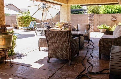 Glendale House | Group-Ready Glendale Oasis w/Pool Grotto + Slide