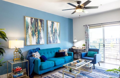 Desert View Village Apartment | Heated Pool Rooftop Sunsets King Bed Near Golf