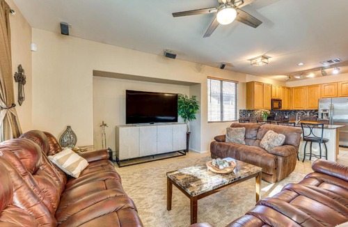 Estrella Mountain Ranch House | Hot Tub & Heated Pool: Home in Estrella Mtn Ranch