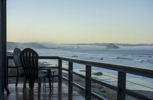 Cayucos House | Iconic Oceanfront Cayucos Beach Home, Panoramic View Room, Wrap Around Deck, and