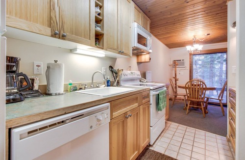 Whitefish Condo | Lake-view condo with deck, pool, hot tub & close beach access - near skiing