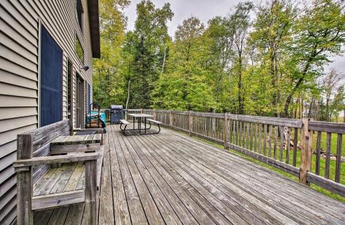 Nevis House | Lakefront Cabin w/Private Deck, Dock & Fire Pit!