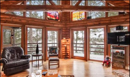 Eagle River House | Lakefront home with private dock two decks kayaks & AC
