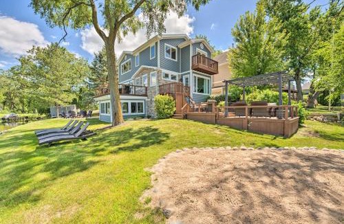 Lake Shangrila House | Lakefront Oasis w/Boat Dock, Fire Pit, Grill