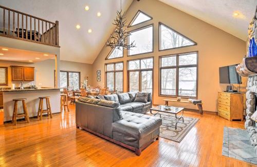Higgins Lake House | Lakefront Roscommon Home w/Game Room & Dock!