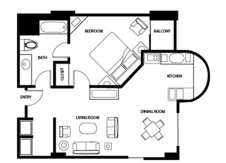 Las Vegas Apartment | Las Vegas Polo Towers Suites