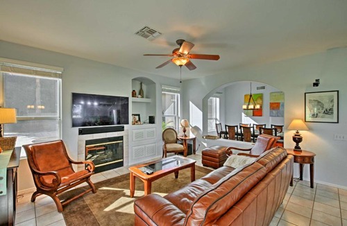 Ocotillo House | Lavish Chandler Home w/ Heated Pool & Private Spa!