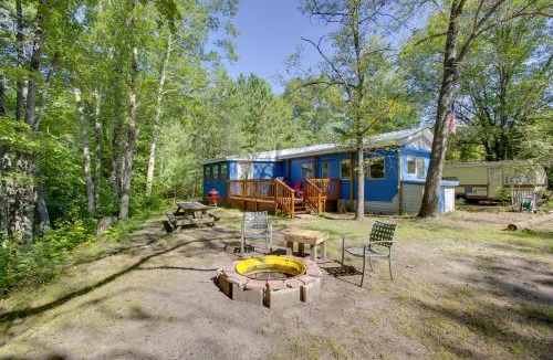 Irons House | Little Manistee Riverfront Cabin w/Fire Pit!