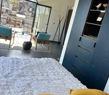 Cuetzalan del Progreso Hotel | Loft ËNXË Boutique Habitación Green