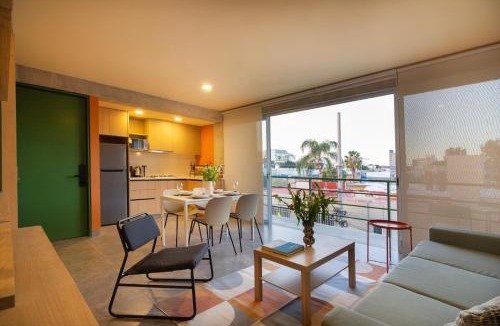 Leon Apartment | Loft en Edificio de Autor cerca de Distrito León MX