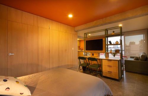 Leon Apartment | Loft en Edificio de Autor cerca de Distrito León MX