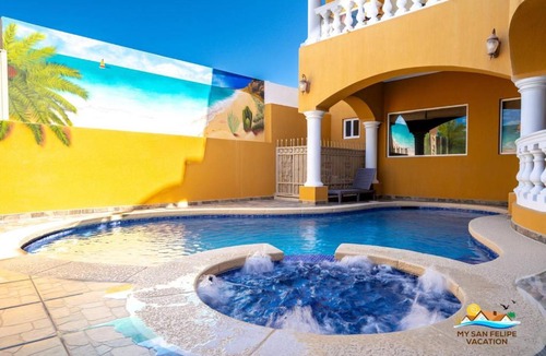 San Felipe House | Luxury 3-Story Ocean View Villa in San Felipe with Private Pool – Casa Mostaza