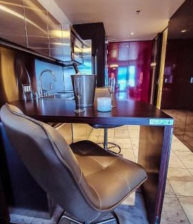 Las Vegas Apartment | Luxury 53rd Flr Condo with Amazing Sunset View & Balcony NO ReFee at Palms Place