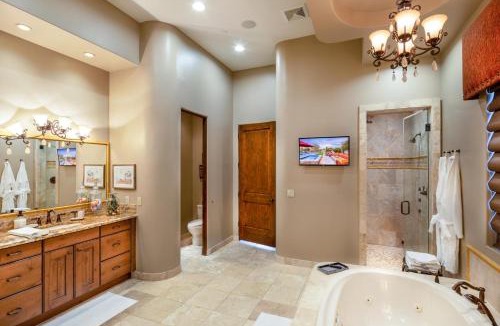 Desert View Village Villa | Luxury Estate, Heated Pool, Spa, Game Room, More