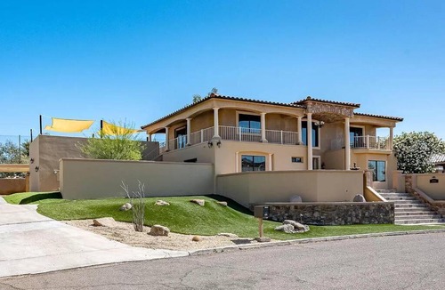 Lake Havasu City House | Luxury Estate with Terrace, Panoramic Lake Views & Pool - Sleeps 15