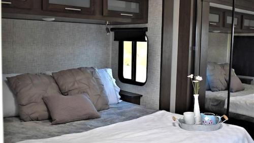 Williams House | Luxury Glamping Suite with Private Deck, Firepit & Fireplace Near Williams, Arizona