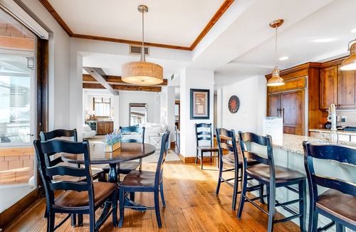 Park City Condo | Luxury ski-in/ski-out condo with views, multiple fireplaces, pool & hot tub