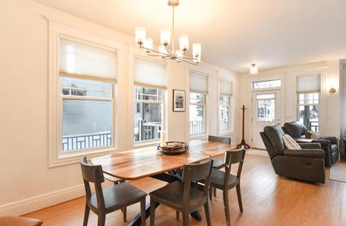 Historic District House | Main Street Retreat: Downtown, Mountain Views, Hot Tub