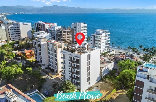 Bucerias Apartment | Marsala - 2 Blocks to Beach with Rooftop Pool
