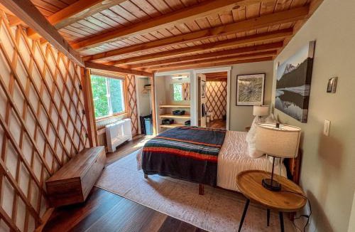 Carson Other | Modern Forest Yurt with Firepit & Skylit Dome near Carson, Washington