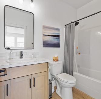 Post Falls Apartment | Modern Loft Private Golf Course Retreat
