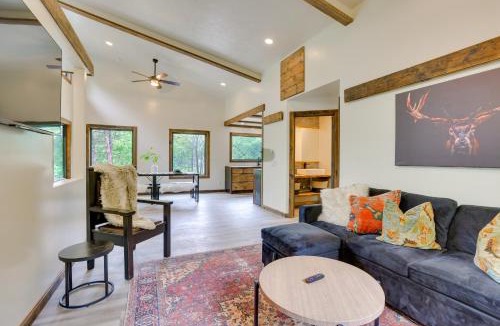 Cass County House | Modern Louisville Home on 3 Acres w/Gas Fire Pit!
