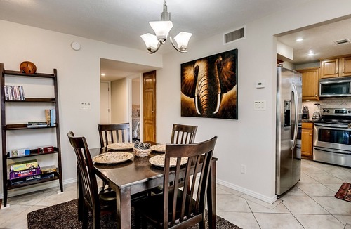Desert Shores Condo | More than 250 AMAZING 5-star reviews! Lakefront 2BDR, 2Baths+ HEATED Pool