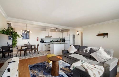 Pacifica Apartment | Mountain View 2BR Retreat with Private Deck