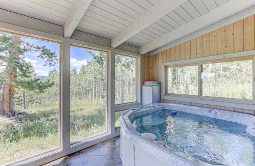 Black Hawk House | Mountain Views + Hot Tub: Airy Forest Escape!