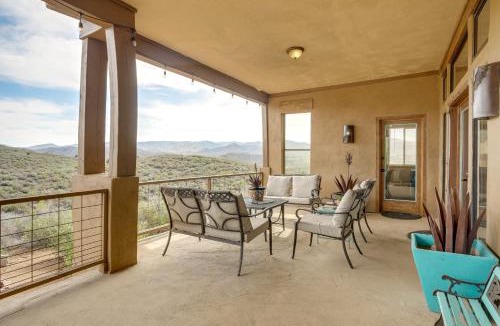 Dewey-Humboldt House | Mtn-View Adobe Home w/Large Deck Near Prescott!