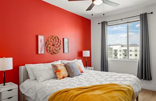 Desert View Village Apartment | Near Mayo Heated Pool Rooftop Deck Hot Tub Parking