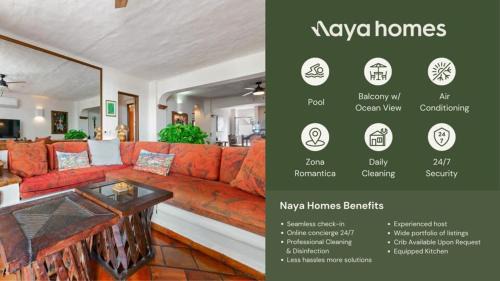Emiliano Zapata Apartment | Ocean view 2Br Condo-Balcony-Beach-Pool