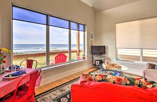 Yachats House | Oceanfront Cottage w/Deck & Secluded Beach Access!
