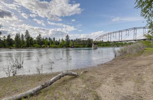 Columbia Falls House | On the Flathead River! Rustic Saloon-Themed Cabin