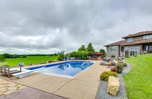Mount Horeb Apartment | Outdoor Oasis: Luxe Flat in Mt Horeb!