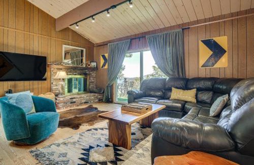 Crestline House | Overlooking Lake Gregory! Crestline Family Cabin