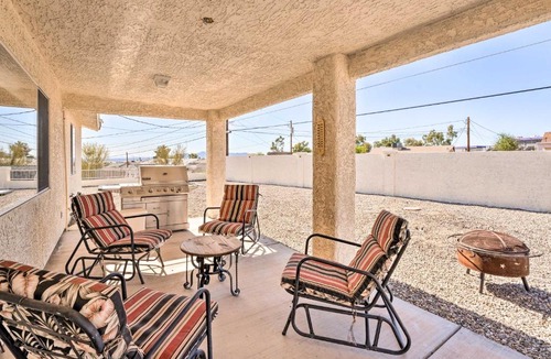 Lake Havasu City House | Patio + Fire Pit: Central Home in Lake Havasu City