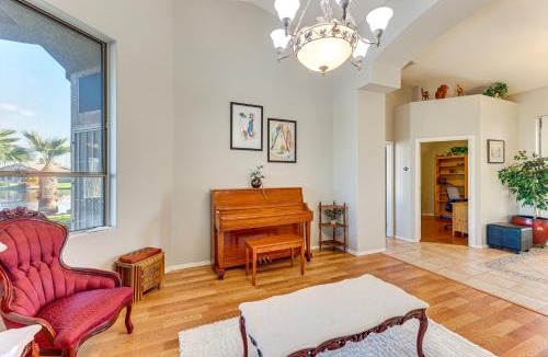 Chandler House | Patio + Water View: Lakefront Chandler Escape!