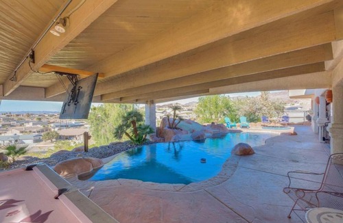 Lake Havasu City House | Peruvian-4 Bed Desert Oasis -Pool, Hot-Tub &Outdoor Kitchen